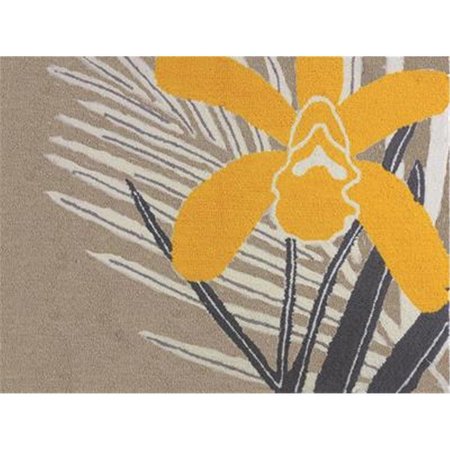 BLUEPRINTS Yellow Orchid Rug 22 x 34 in BL122944